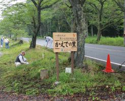 看板が建てられました