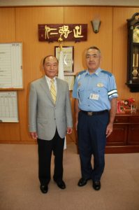 富士宮警察署長と石川（正）会長